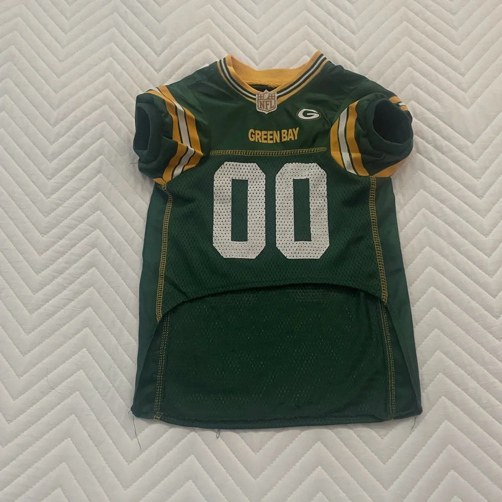 Green Bay Packers Pet Mesh Game Jersey L - Picture 1 of 4